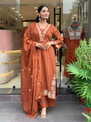 Gazal-Premium-Cotton-Embroidered-Pant-set