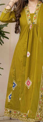 Women Ethnic Motifs Printed Pure Cotton Anarkali Kurta with Trousers & Dupatta