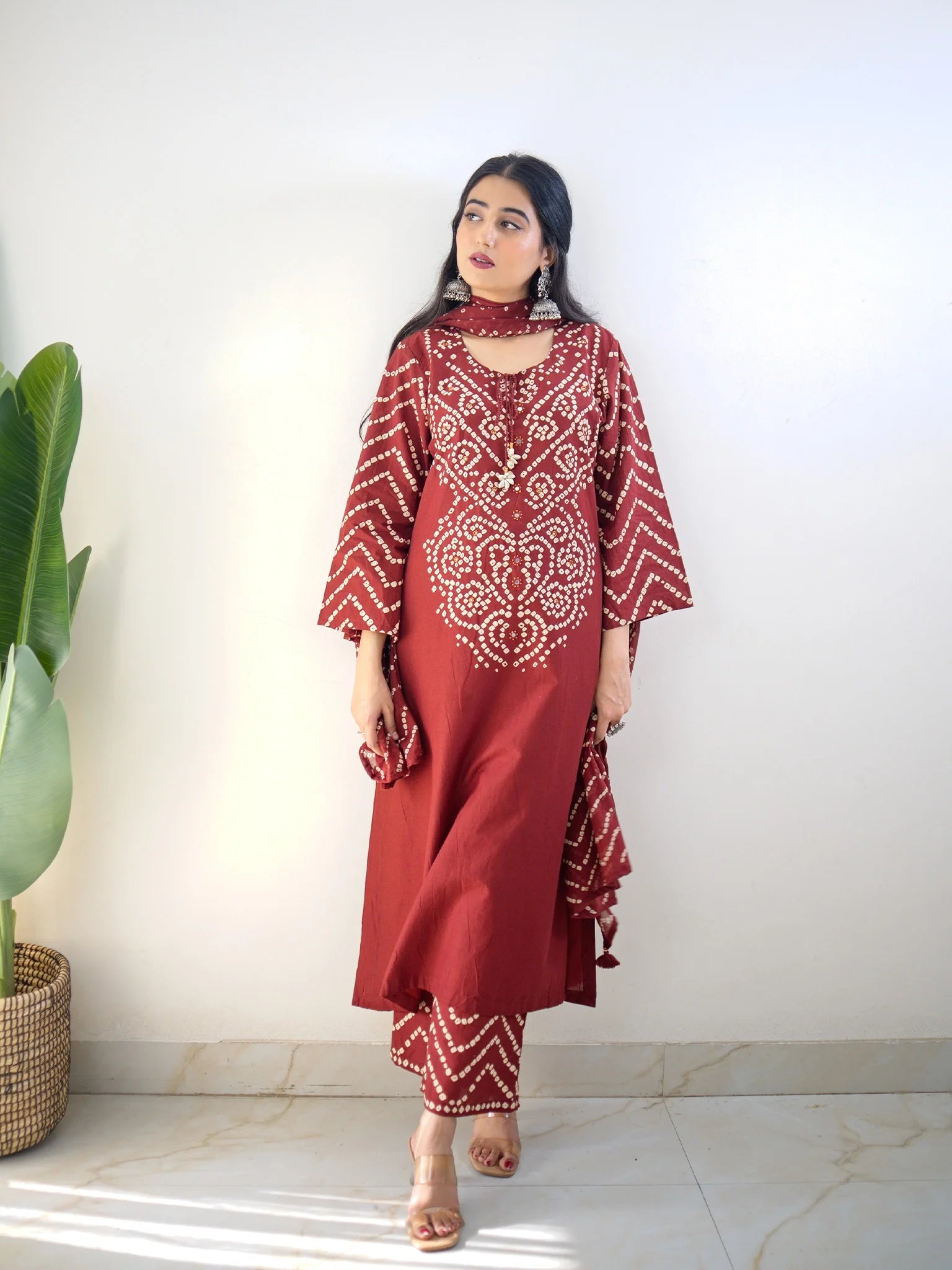 Bandhuri Bandhej Cotton Suits for Festive Spirit & Office Elegance