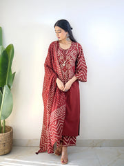 Bandhuri Bandhej Cotton Suits for Festive Spirit & Office Elegance