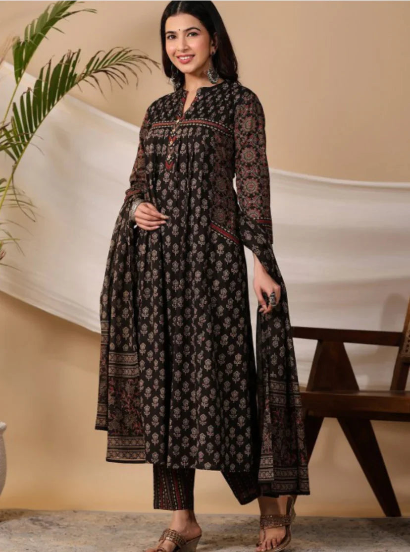 Kurta With Pant Dupatta Set