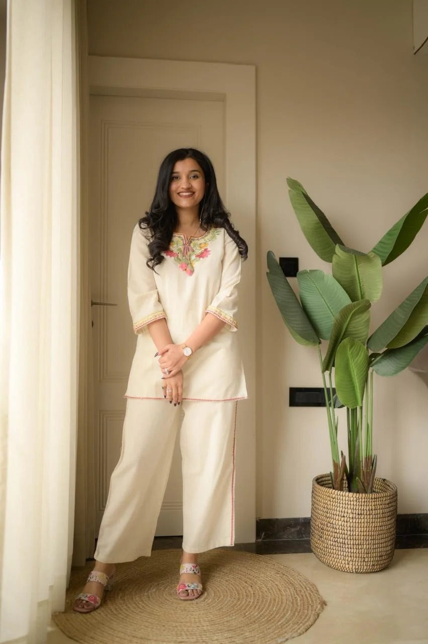 Labelroohani Casual Wear Cord Sets For Women Set