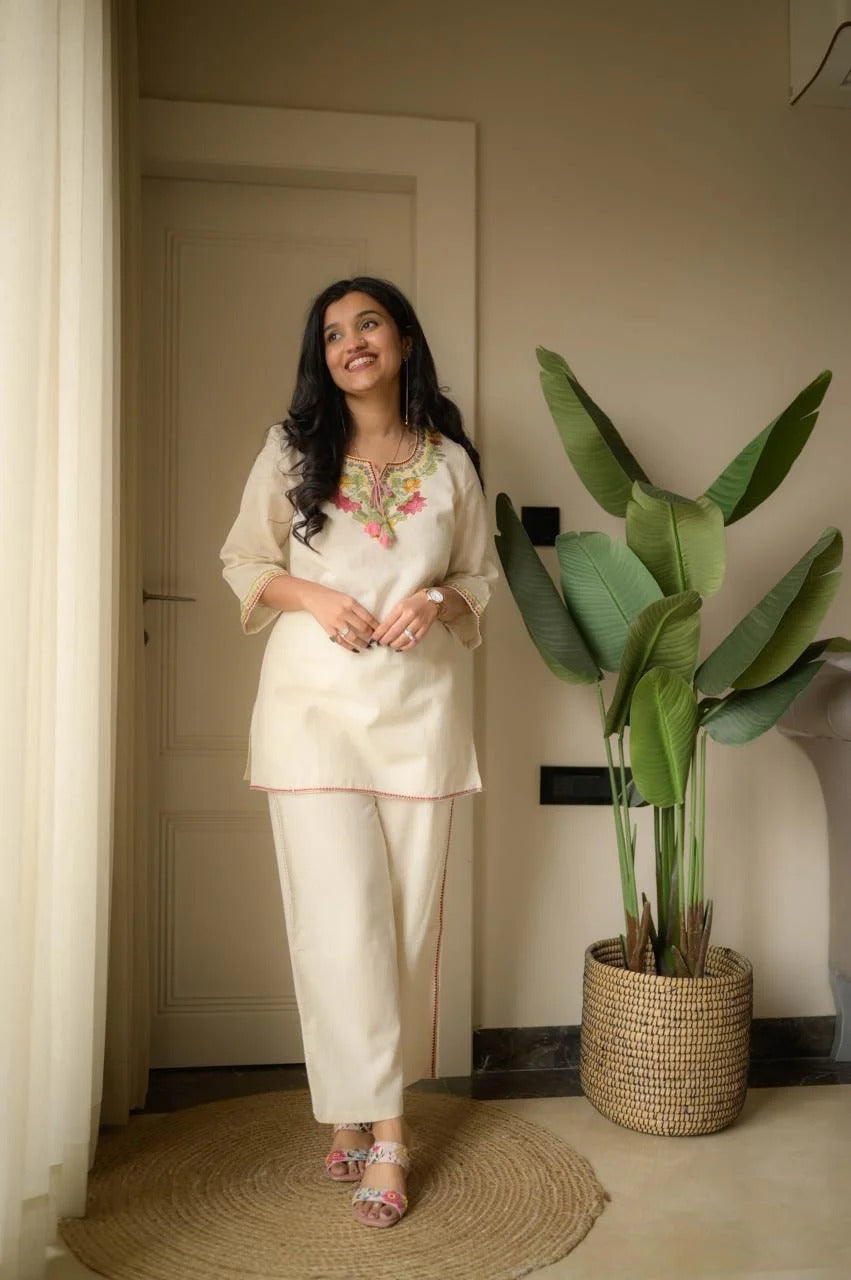 Labelroohani Casual Wear Cord Sets For Women Set