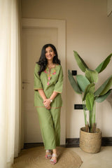 Labelroohani Casual Wear Cord Sets For Women Set