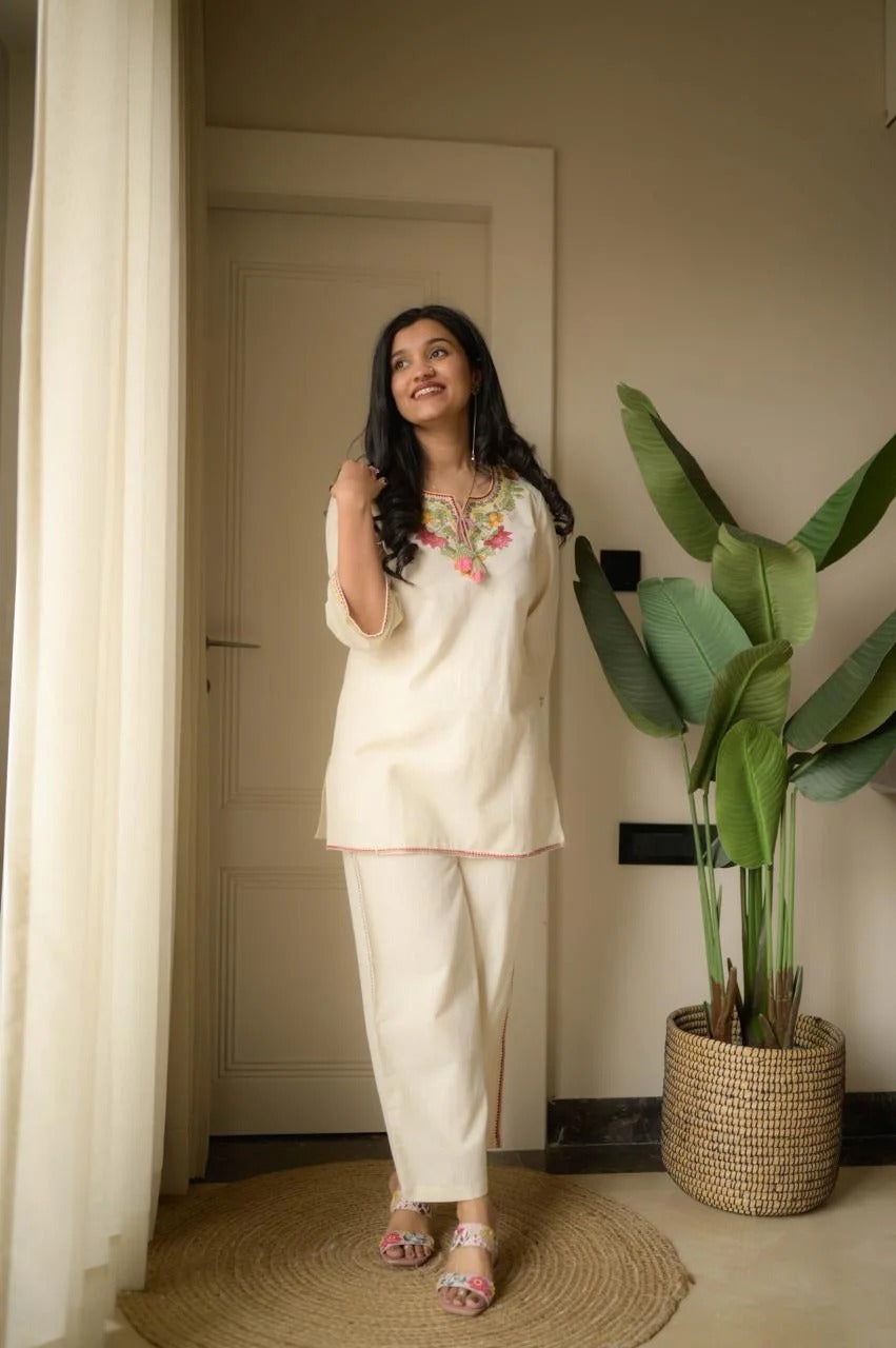 Labelroohani Casual Wear Cord Sets For Women Set