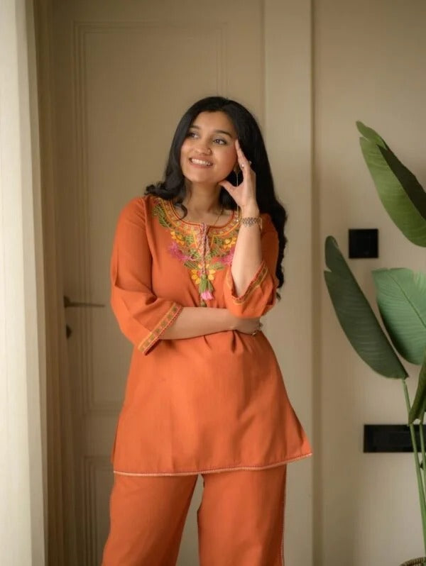 Labelroohani Casual Wear Cord Sets For Women Set